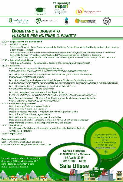 Biometano e digestato - Risorse per nutrire il pianeta